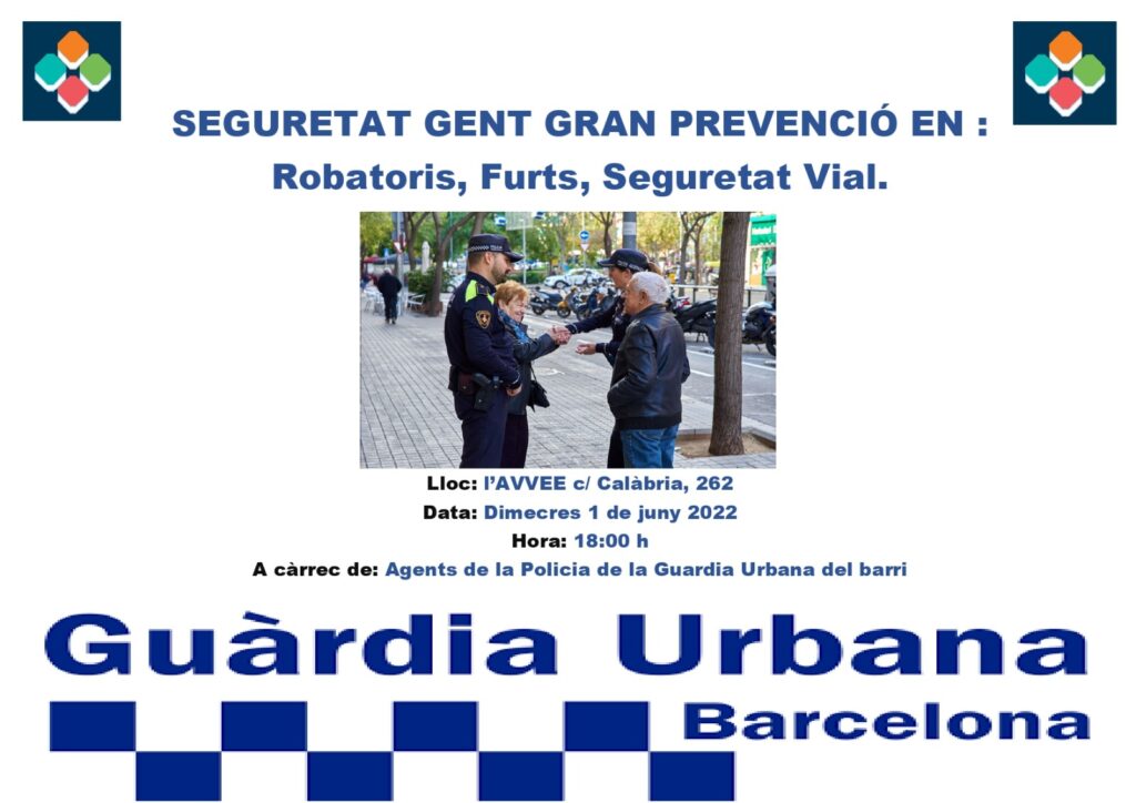 Guàrdia Urbana a la AVVEE
