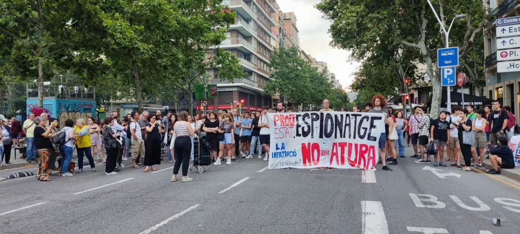 Protesta Casal Lina Òdena